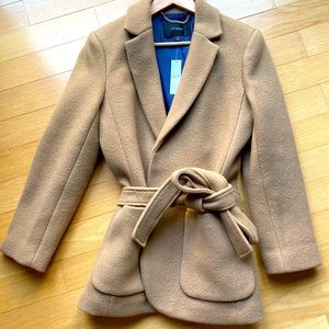 NWT J.Crew $298 Blazer-Jacket in Italian Blanket Will Size 8 Brown